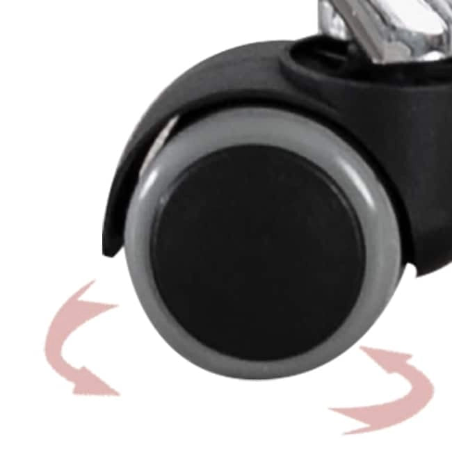 Sedia da ufficio ergonomica regolabile Corvus Braff con rivestimento in velluto