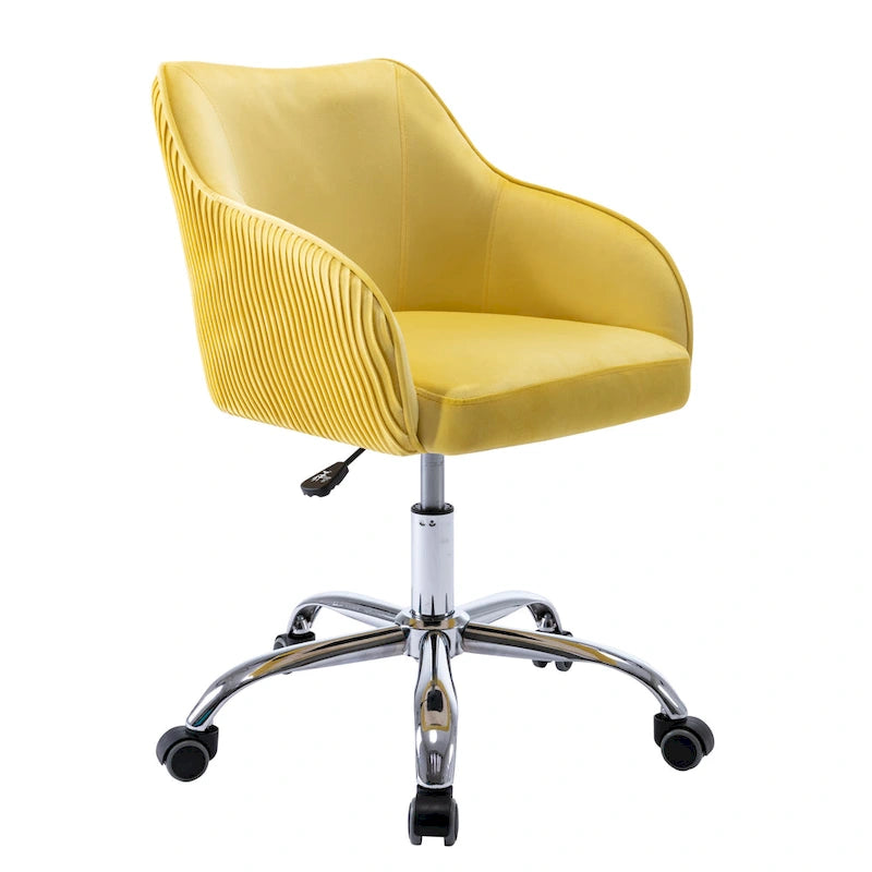 Sedia da ufficio ergonomica regolabile Corvus Braff con rivestimento in velluto
