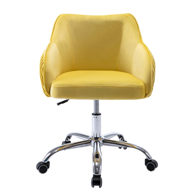 Sedia da ufficio ergonomica regolabile Corvus Braff con rivestimento in velluto