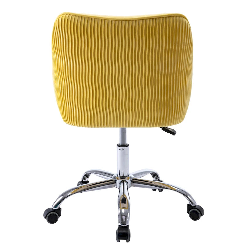Sedia da ufficio ergonomica regolabile Corvus Braff con rivestimento in velluto