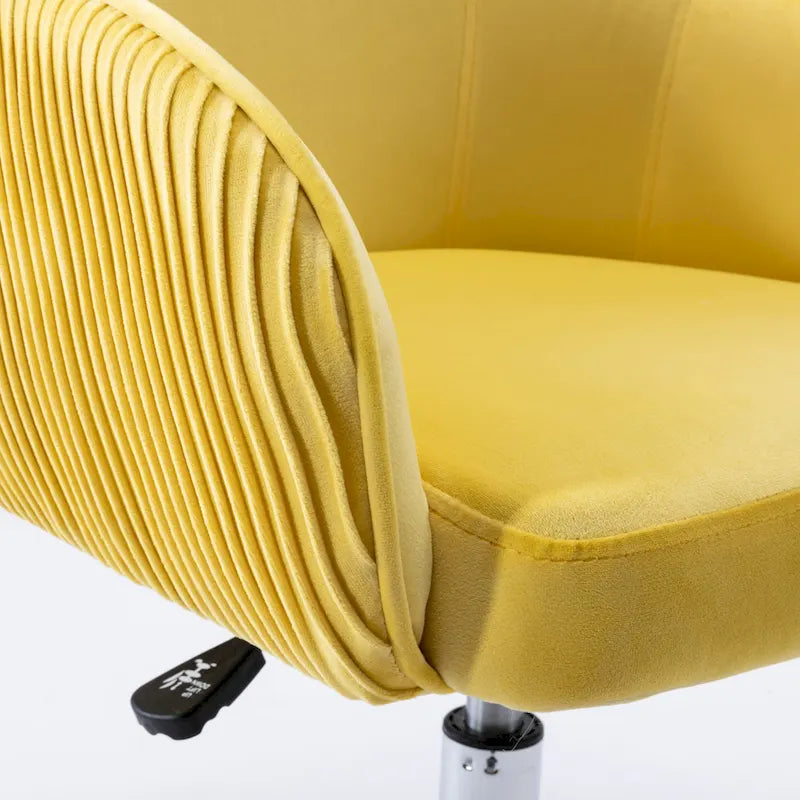 Sedia da ufficio ergonomica regolabile Corvus Braff con rivestimento in velluto