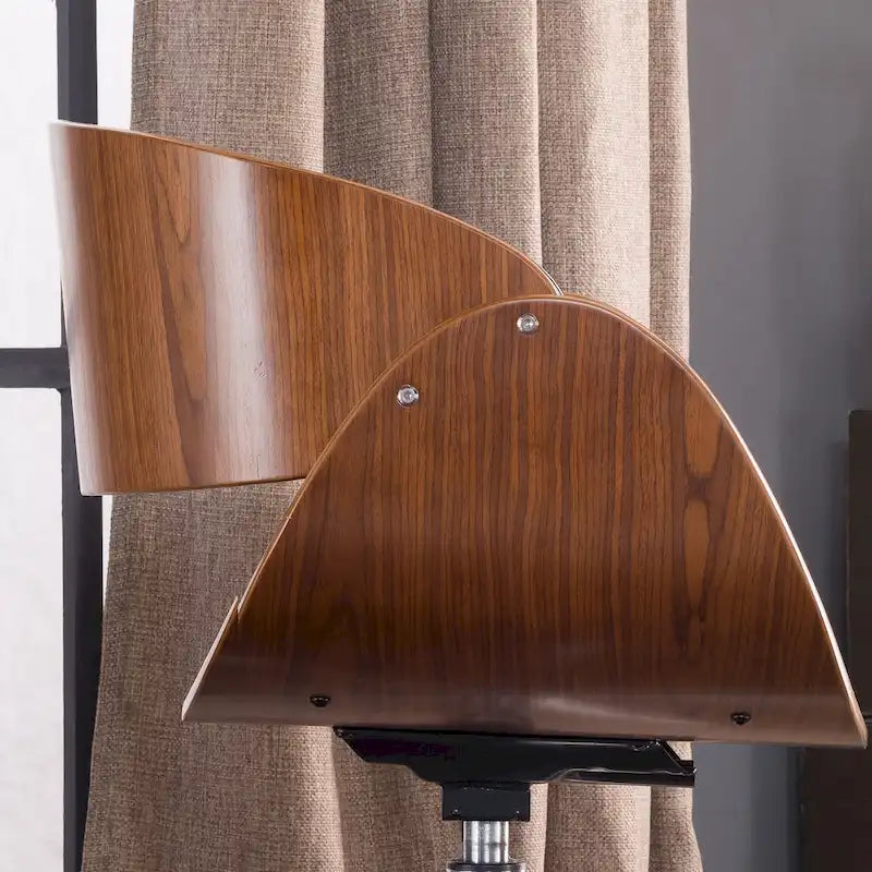 Corvus Mid-century Wood and Metal Adjustable Office Chair