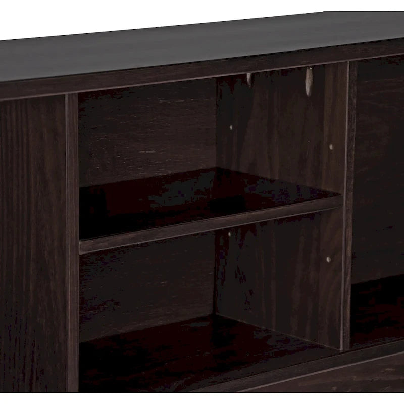 Palace Imports 100% Solid Wood Kansas Full Size Bookcase Headboard