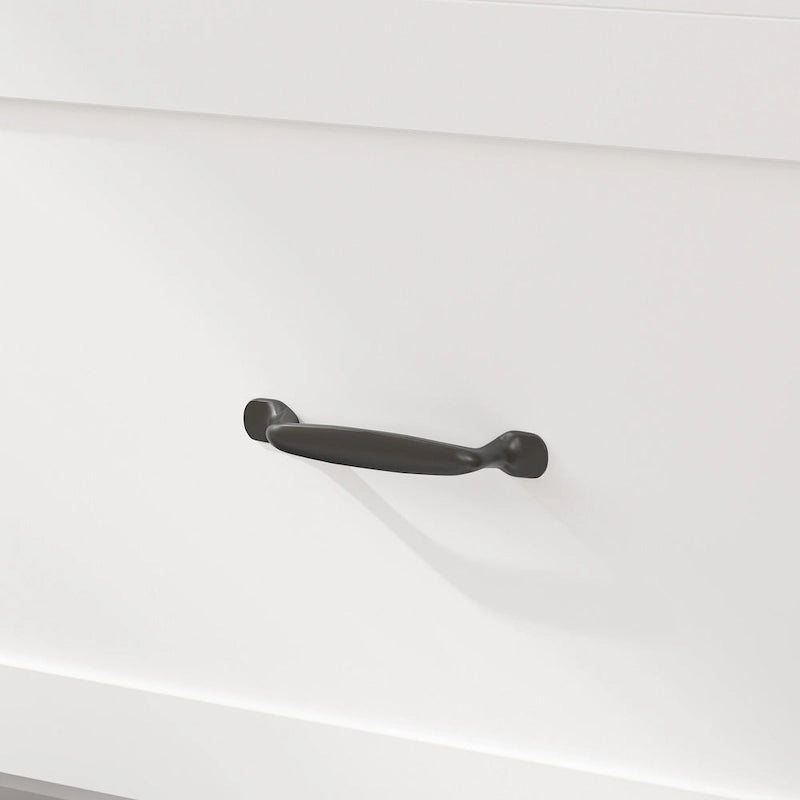 Cassettiera con letto a scomparsa bianco, ideale per sala feste, ufficio o per ottimizzare gli spazi.