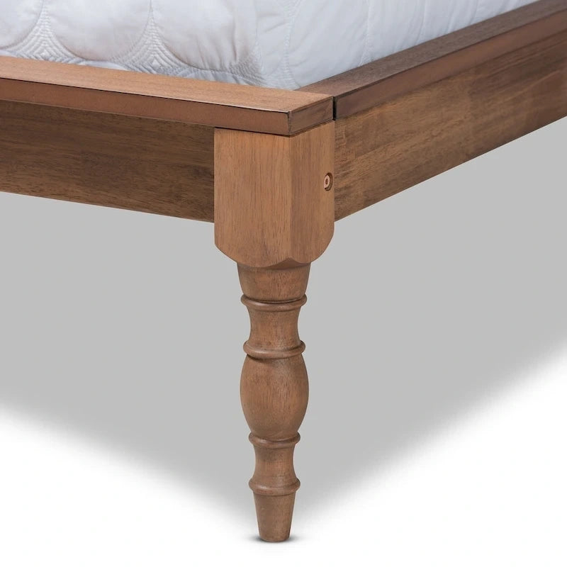 Struttura letto in legno vintage Copper Grove Crasnoe di ispirazione francese