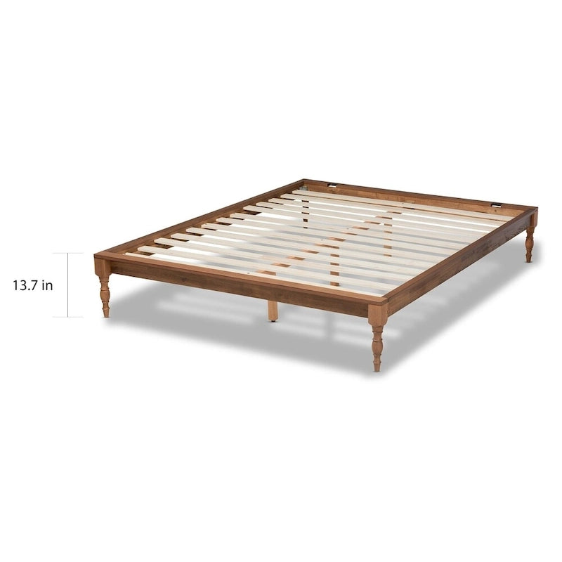 Struttura letto in legno vintage Copper Grove Crasnoe di ispirazione francese
