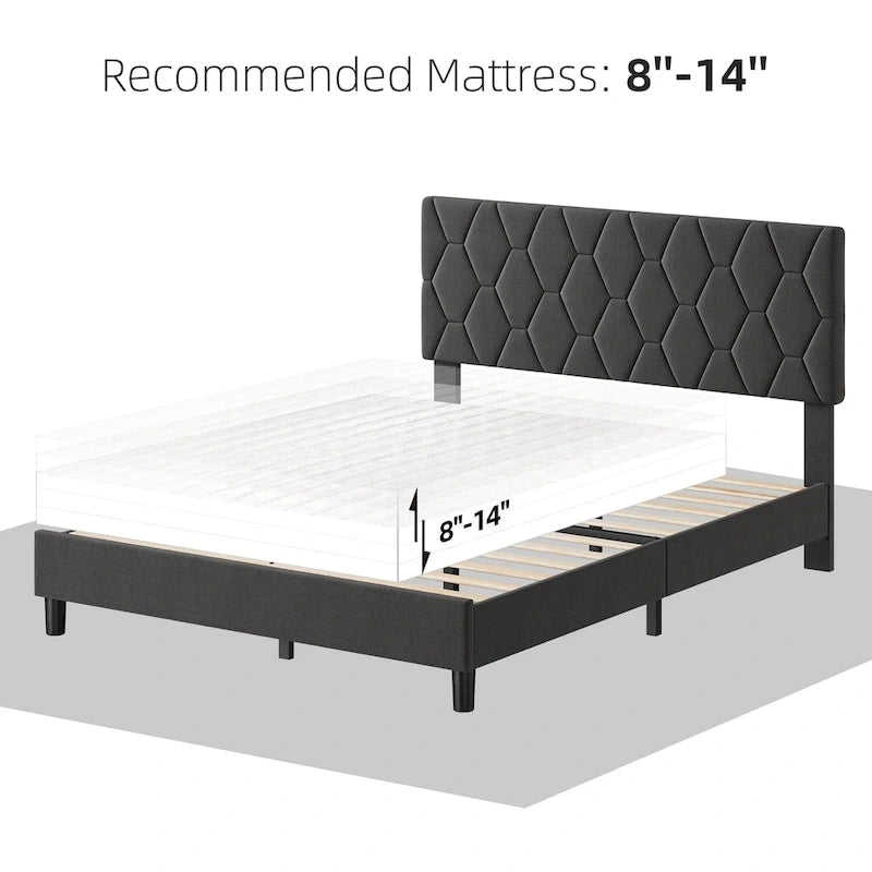 Bed Frame with Headboard
