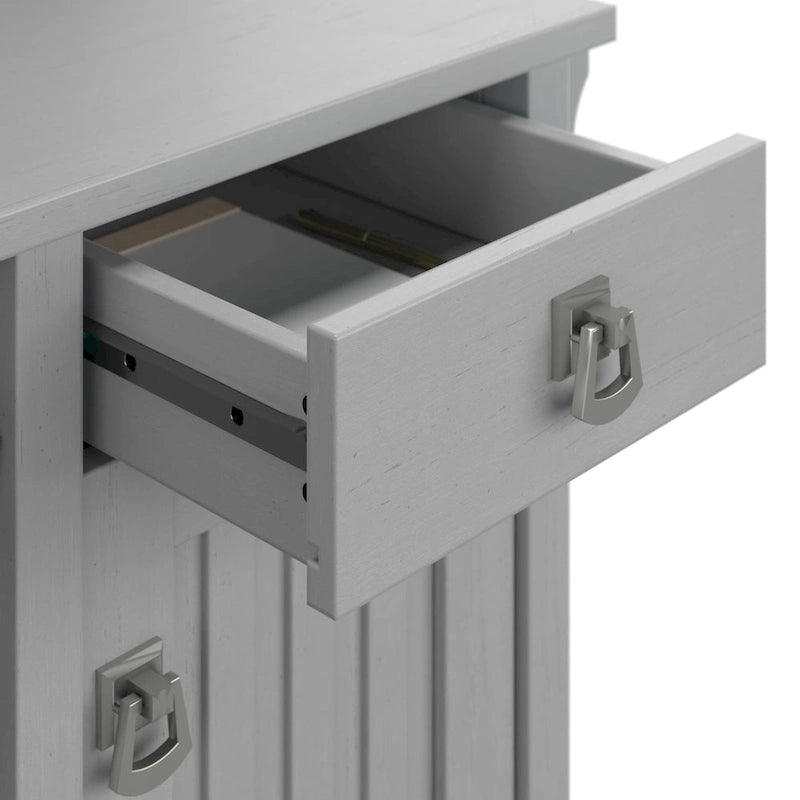 Bush Furniture Salinas Small Computer Desk with Storage Hutch