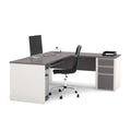 Bestar Connexion 72W L Shaped Desk with Storage Drawers