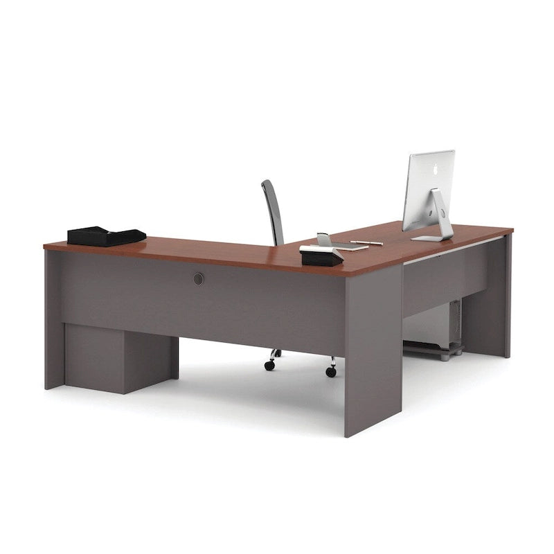 Bestar Connexion 72W L Shaped Desk with Storage Drawers