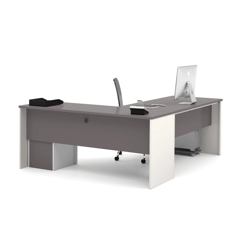 Bestar Connexion 72W L Shaped Desk with Storage Drawers