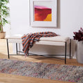 SAFAVIEH Sabra Cushioned X-Bench - 50Wx14Dx19H