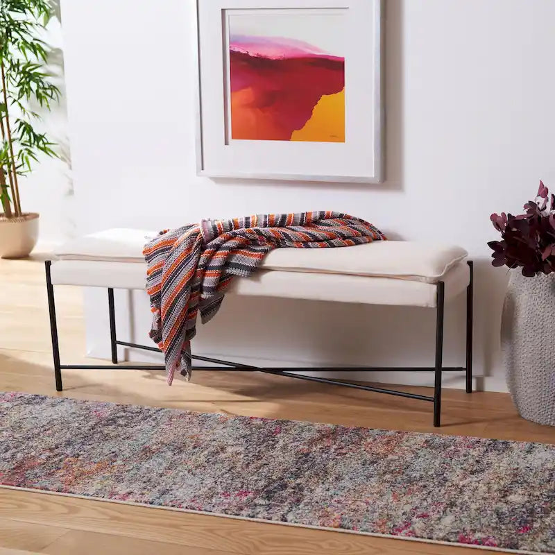 SAFAVIEH Sabra Cushioned X-Bench - 50Wx14Dx19H