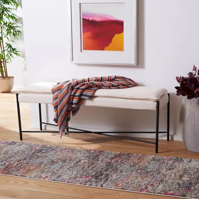 SAFAVIEH Sabra Cushioned X-Bench - 50Wx14Dx19H