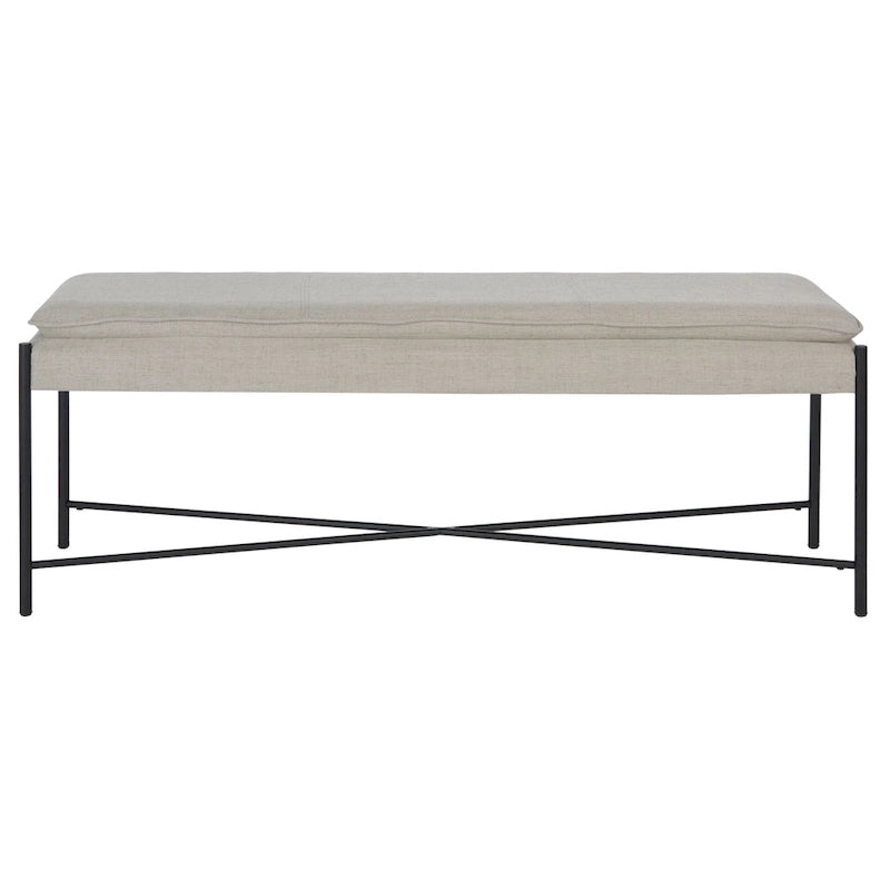 SAFAVIEH Sabra Cushioned X-Bench - 50Wx14Dx19H