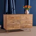 SAFAVIEH Couture Hanni 6-Drawer Hairpin Leg Dresser