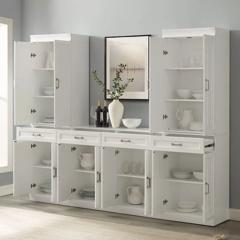 Set Credenza e Dispensa 3 pezzi Stanton di Crosley - 14,5x95x78