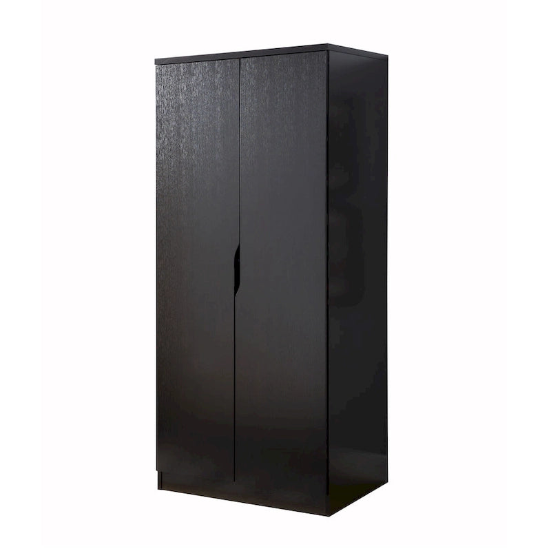 Furniture of America Vidal Modern Wardrobe Armoire with 2-door
