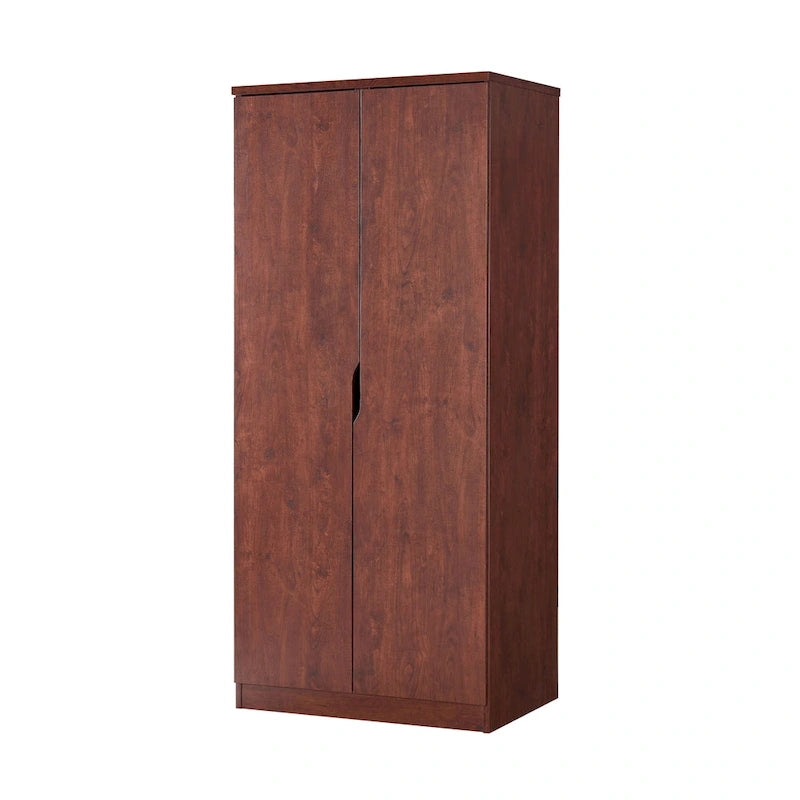 Furniture of America Vidal Modern Wardrobe Armoire with 2-door