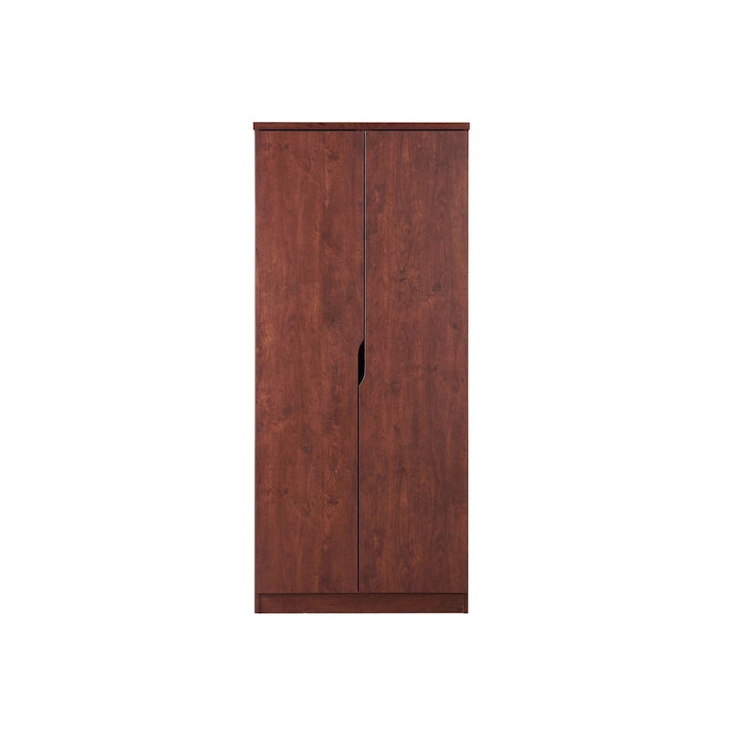 Furniture of America Vidal Modern Wardrobe Armoire with 2-door