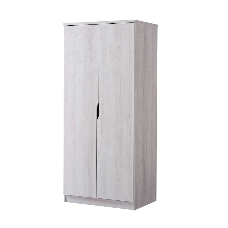 Furniture of America Vidal Modern Wardrobe Armoire with 2-door