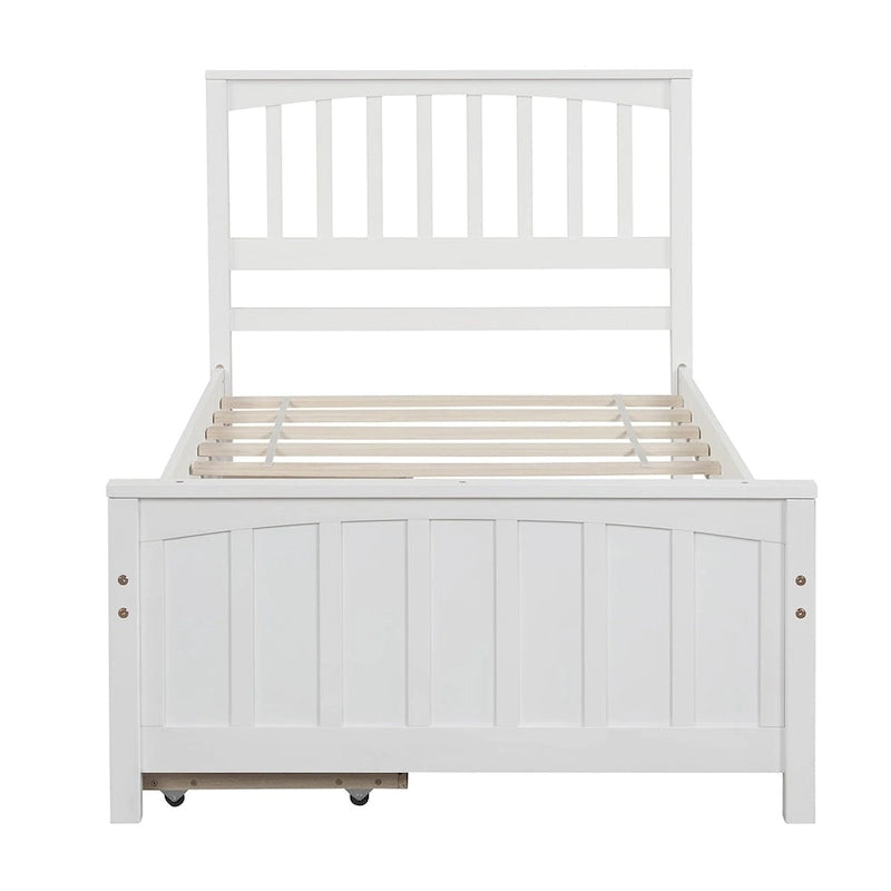 Merax Twin-size Platform Bed with 2 Storage Drawers
