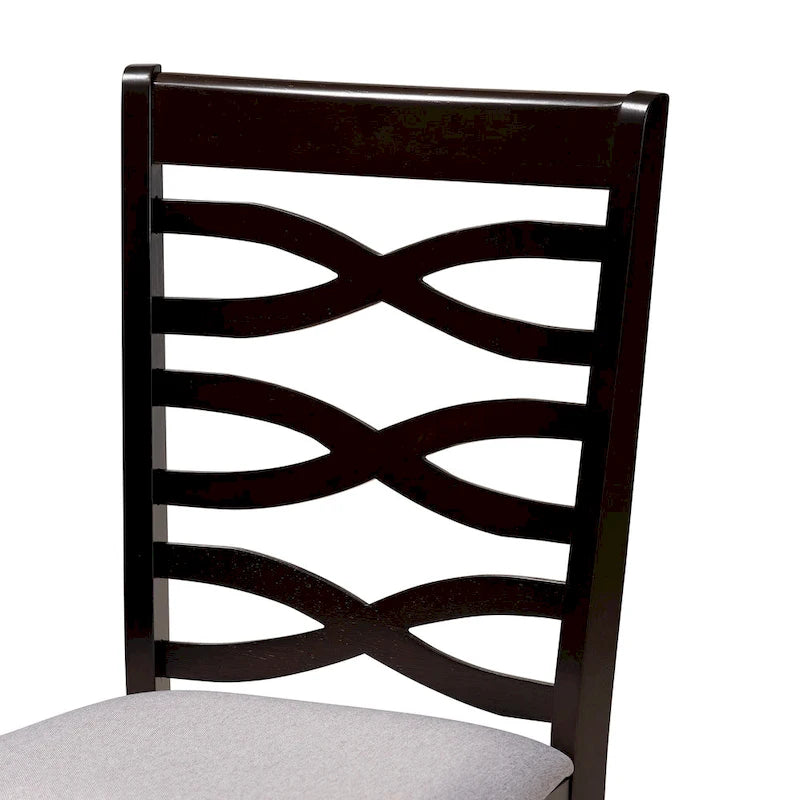 Leda Modern and Contemporary 5-Piece Dining Set
