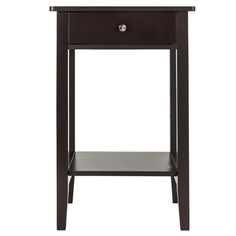 Tavolino Porch & Den Anne Court marrone a 2 ripiani e 1 cassetto