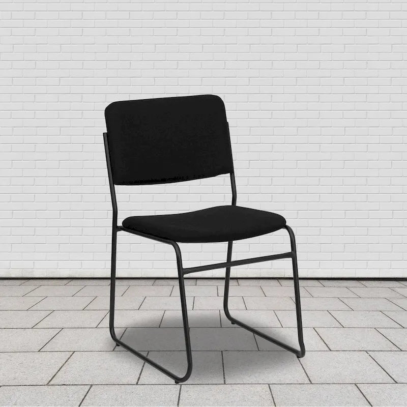 5 Pack 500 lb. Capacity High Density Stacking Chair - 23D x 18.75W x 32.25H