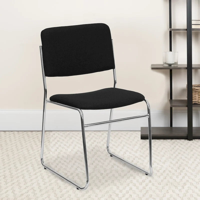 5 Pack 500 lb. Capacity High Density Stacking Chair - 23D x 18.75W x 32.25H