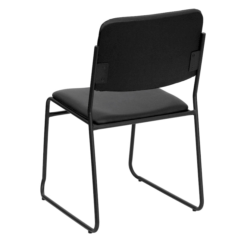 5 Pack 500 lb. Capacity High Density Stacking Chair - 23D x 18.75W x 32.25H