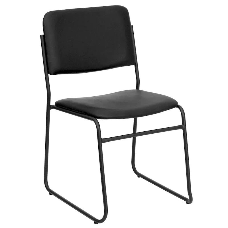 5 Pack 500 lb. Capacity High Density Stacking Chair - 23D x 18.75W x 32.25H