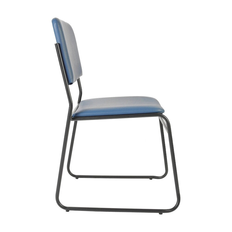 5 Pack 500 lb. Capacity High Density Stacking Chair - 23D x 18.75W x 32.25H