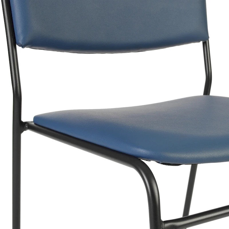 5 Pack 500 lb. Capacity High Density Stacking Chair - 23D x 18.75W x 32.25H