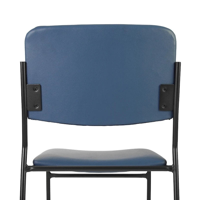5 Pack 500 lb. Capacity High Density Stacking Chair - 23D x 18.75W x 32.25H