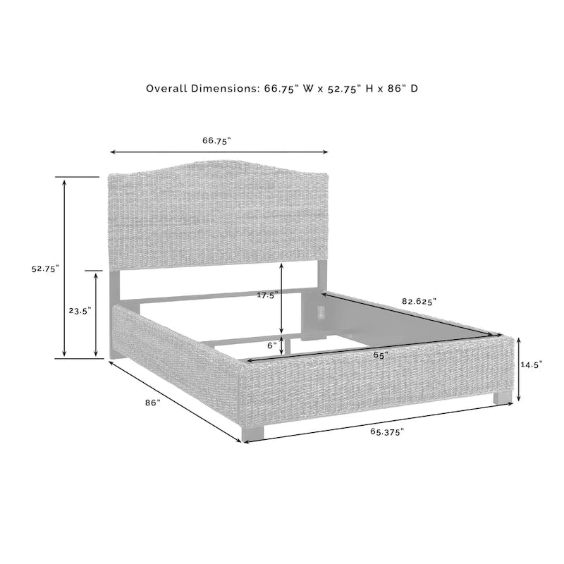 Crosley Serena Queen Bed Serena Queen Bedset