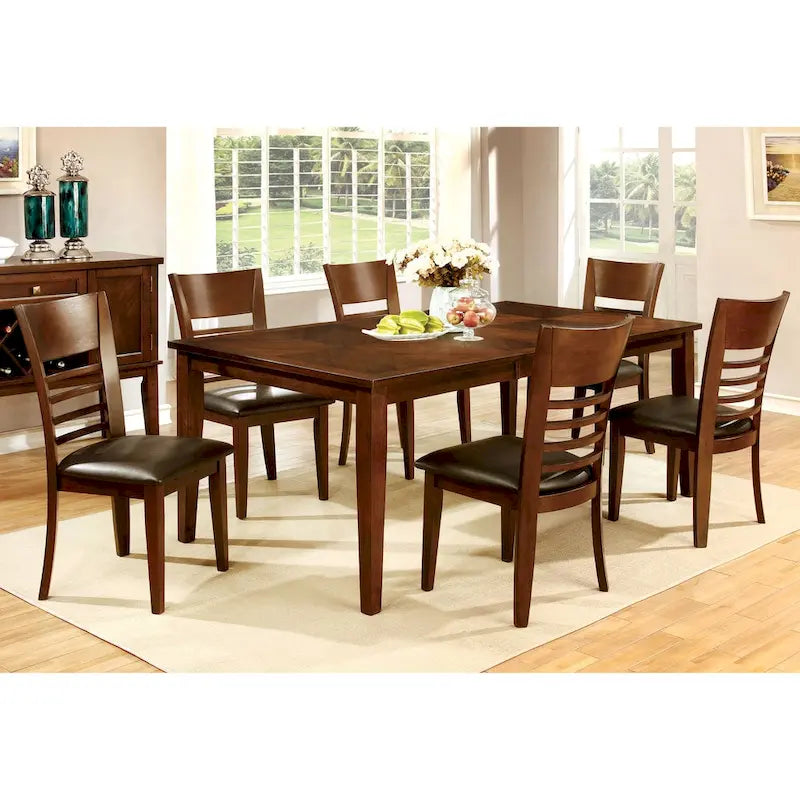 Tavolo da pranzo espandibile in legno di ciliegio Pons di Furniture of America, 198 cm