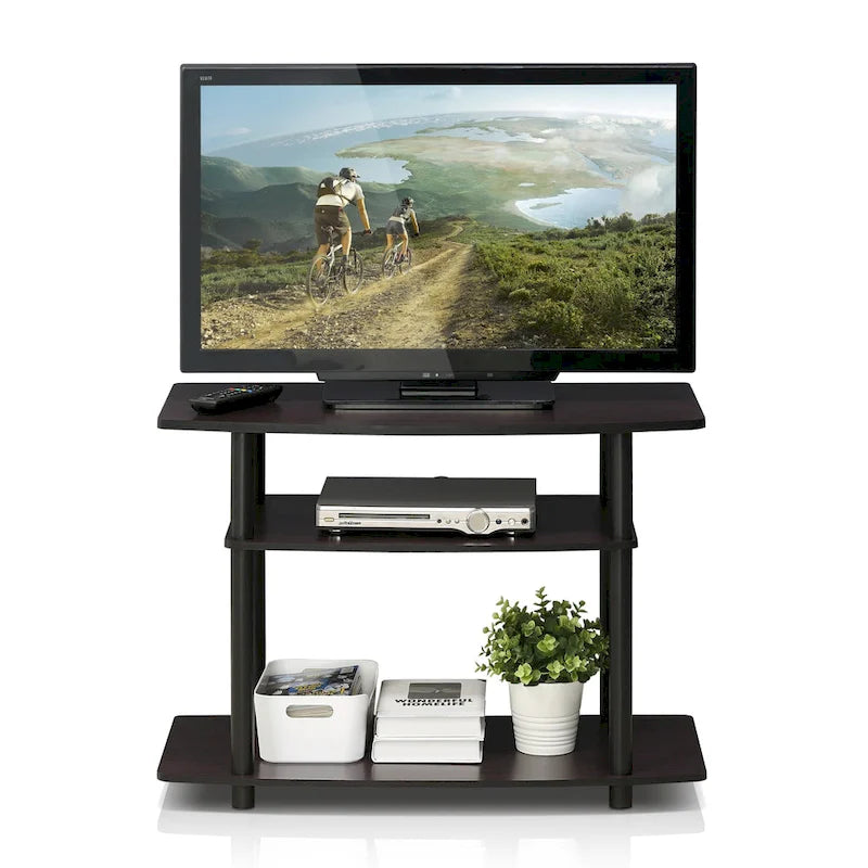 Porch & Den St. Marks No Tools 3-Tier TV Stand