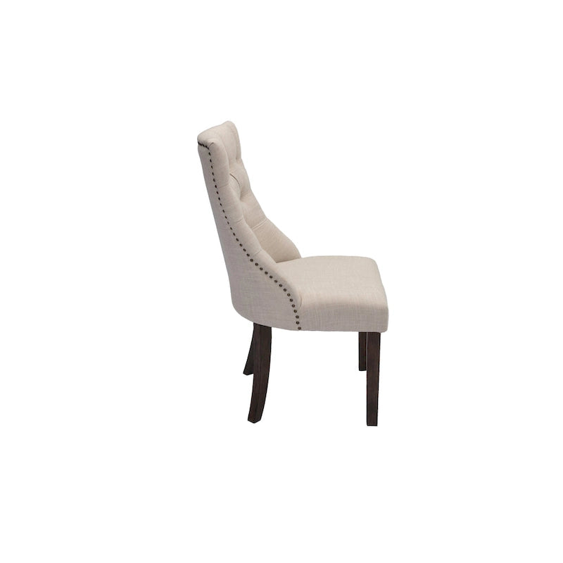 Set da pranzo Best Quality Furniture 9 pezzi in noce con estensione da 18 pollici