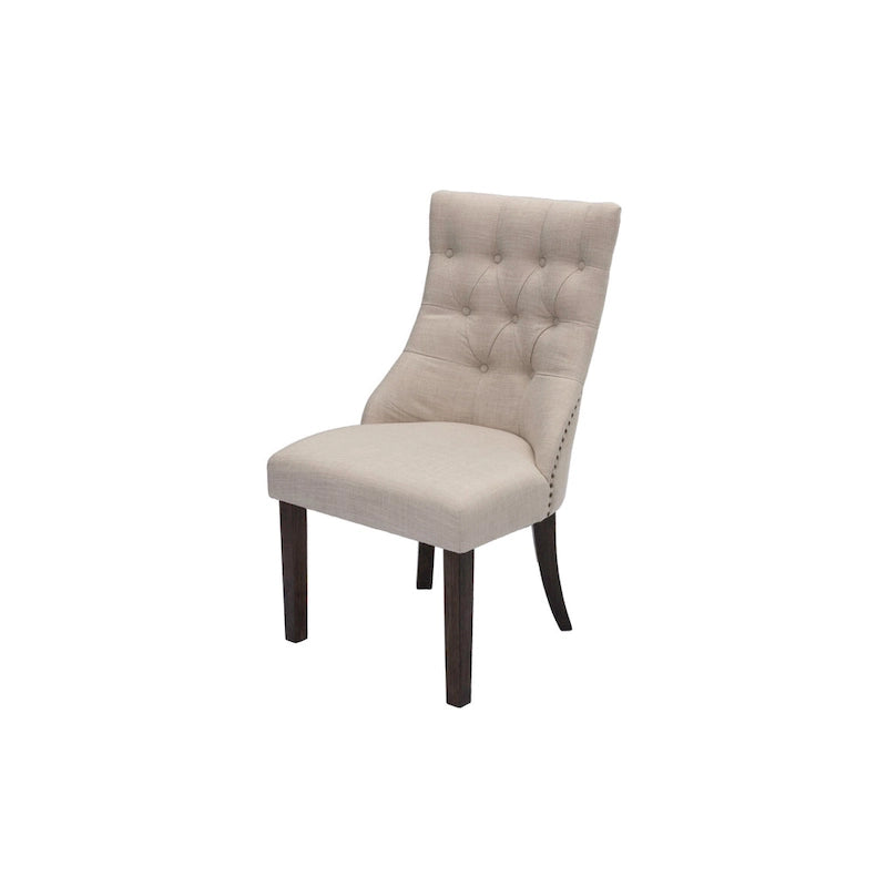 Set da pranzo Best Quality Furniture 9 pezzi in noce con estensione da 18 pollici