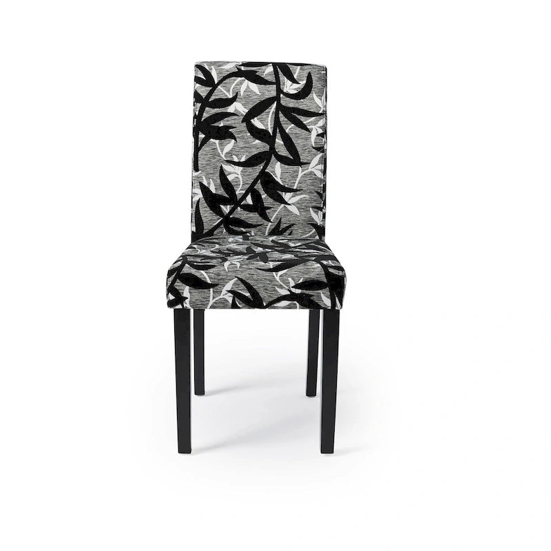 Set da pranzo di 5 pezzi con tavolo e sedie Simple Living Parson, nero e argento