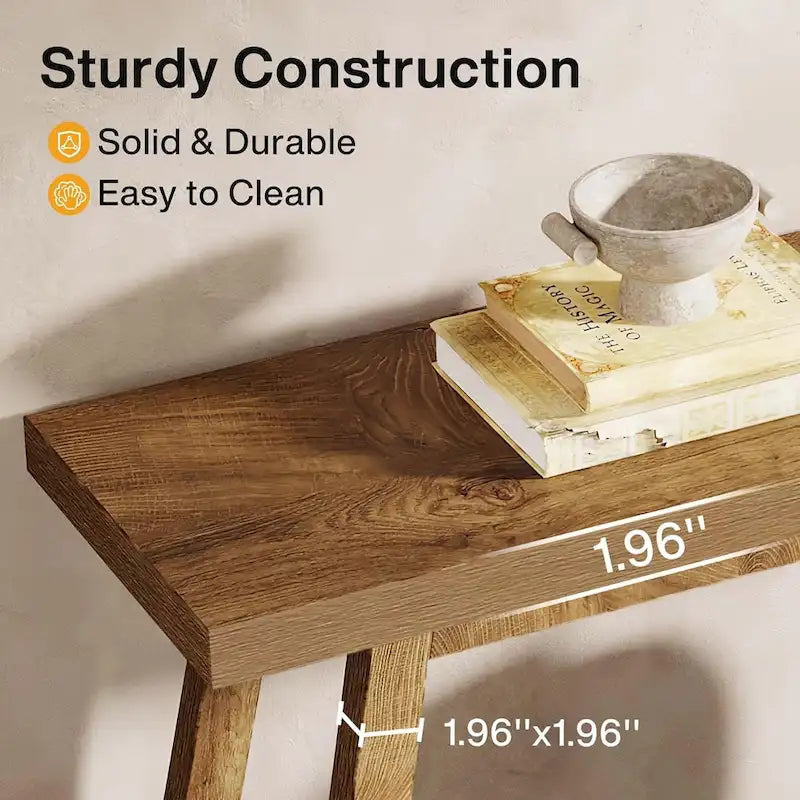 Tavolo Consolle da Ingresso Stile Rustico 180 cm