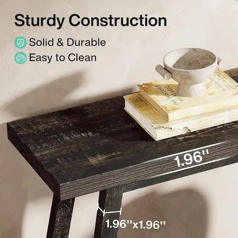 Tavolo Consolle da Ingresso Stile Rustico 180 cm