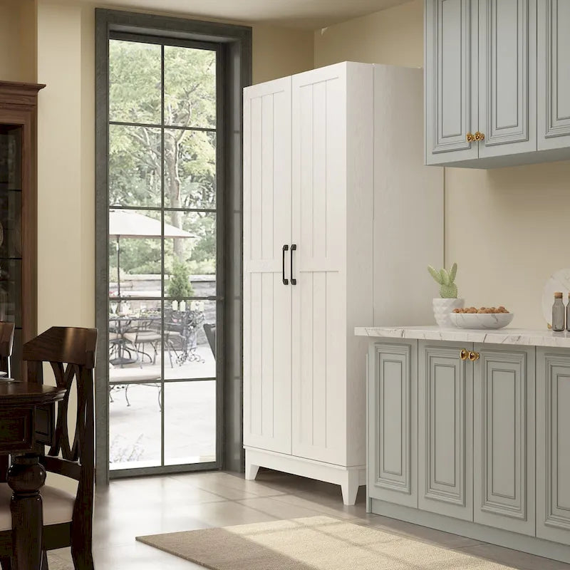 Mobile Cucina Multifunzione e Cantinetta Portabicchieri da Vino Dispensa