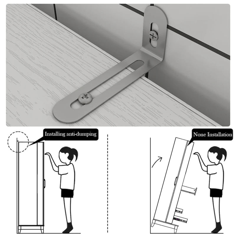 Mobile Cucina Multifunzione e Cantinetta Portabicchieri da Vino Dispensa