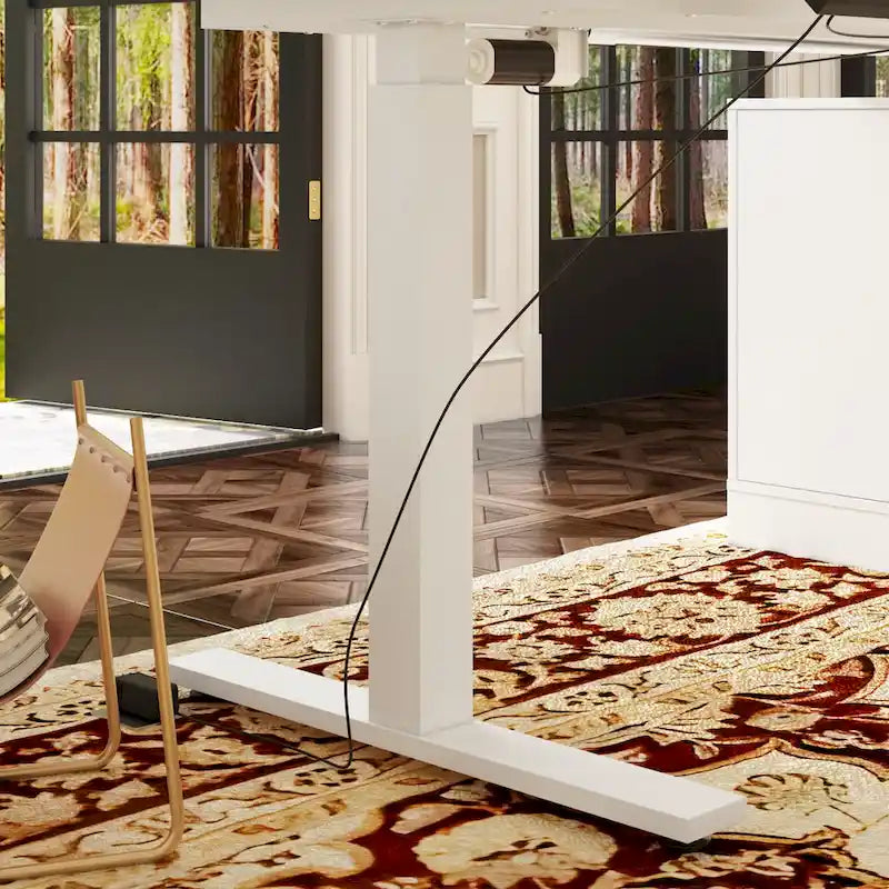 Scrivania Regolabile in Altezza Super Dimensioni con Sollevamento Elettrico - Piano da 160x80 cm