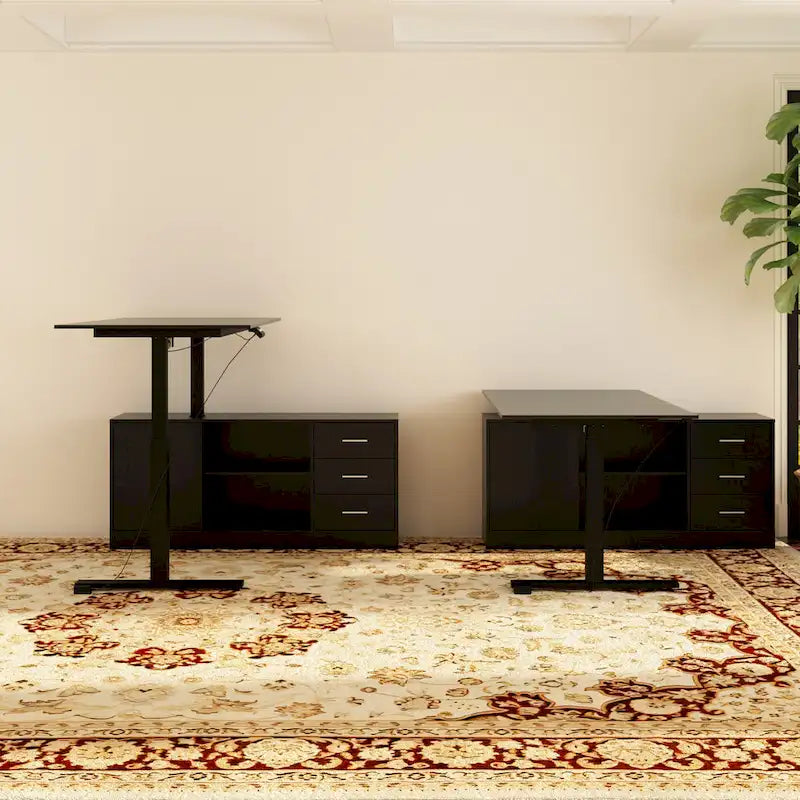 Scrivania Regolabile in Altezza Super Dimensioni con Sollevamento Elettrico - Piano da 160x80 cm