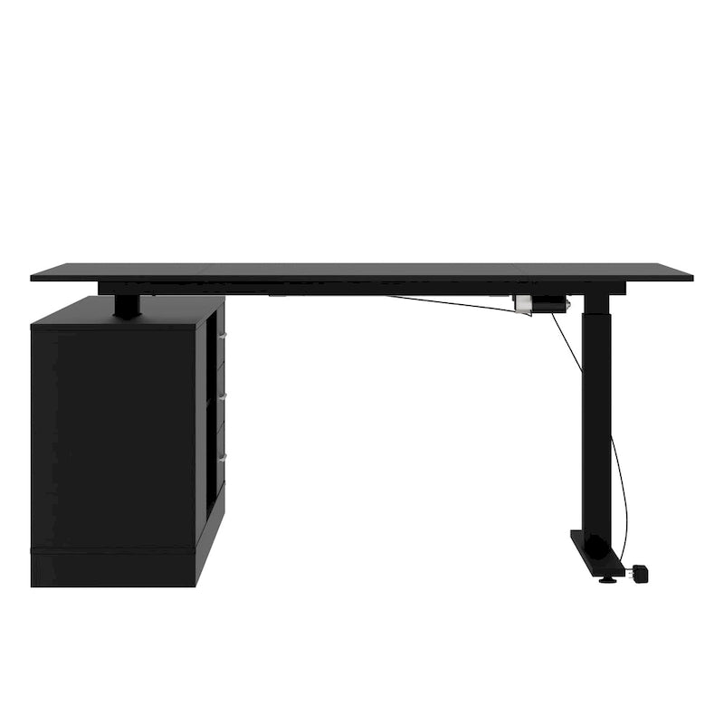 Scrivania Regolabile in Altezza Super Dimensioni con Sollevamento Elettrico - Piano da 160x80 cm