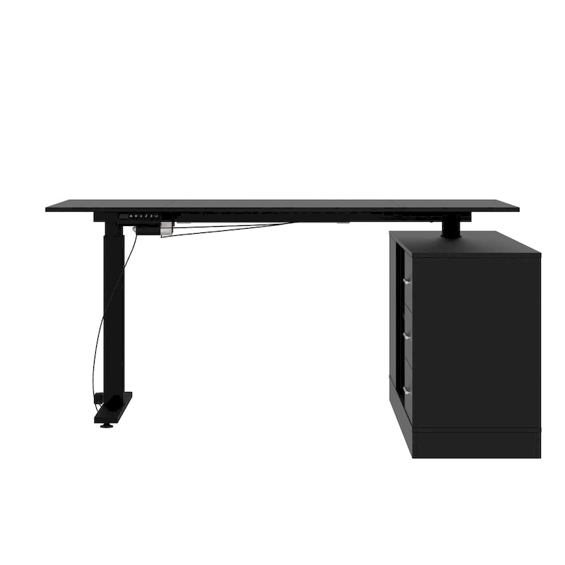 Scrivania Regolabile in Altezza Super Dimensioni con Sollevamento Elettrico - Piano da 160x80 cm