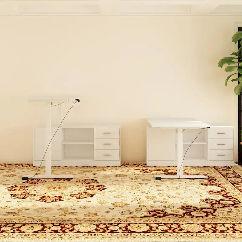 Scrivania Regolabile in Altezza Super Dimensioni con Sollevamento Elettrico - Piano da 160x80 cm